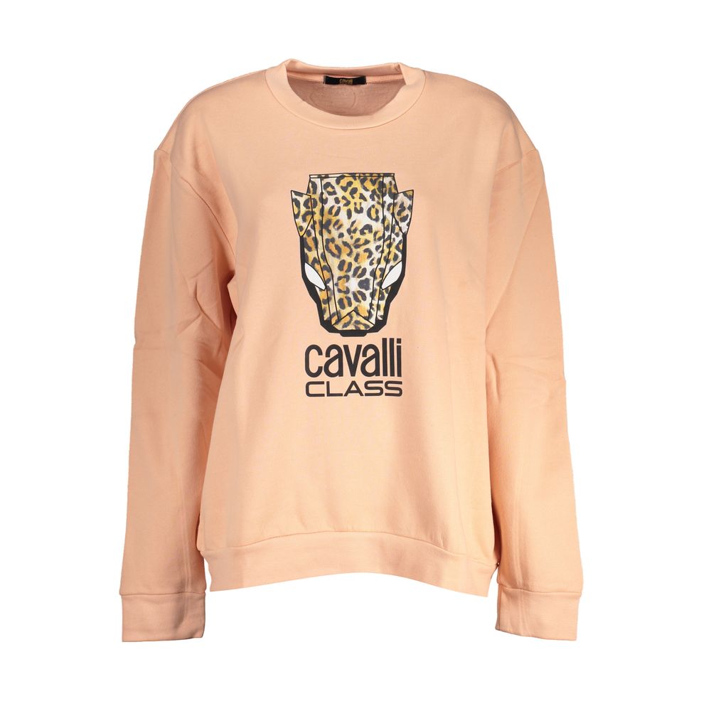 Cavalli Class Rosa Polyester Women Sweatshirt