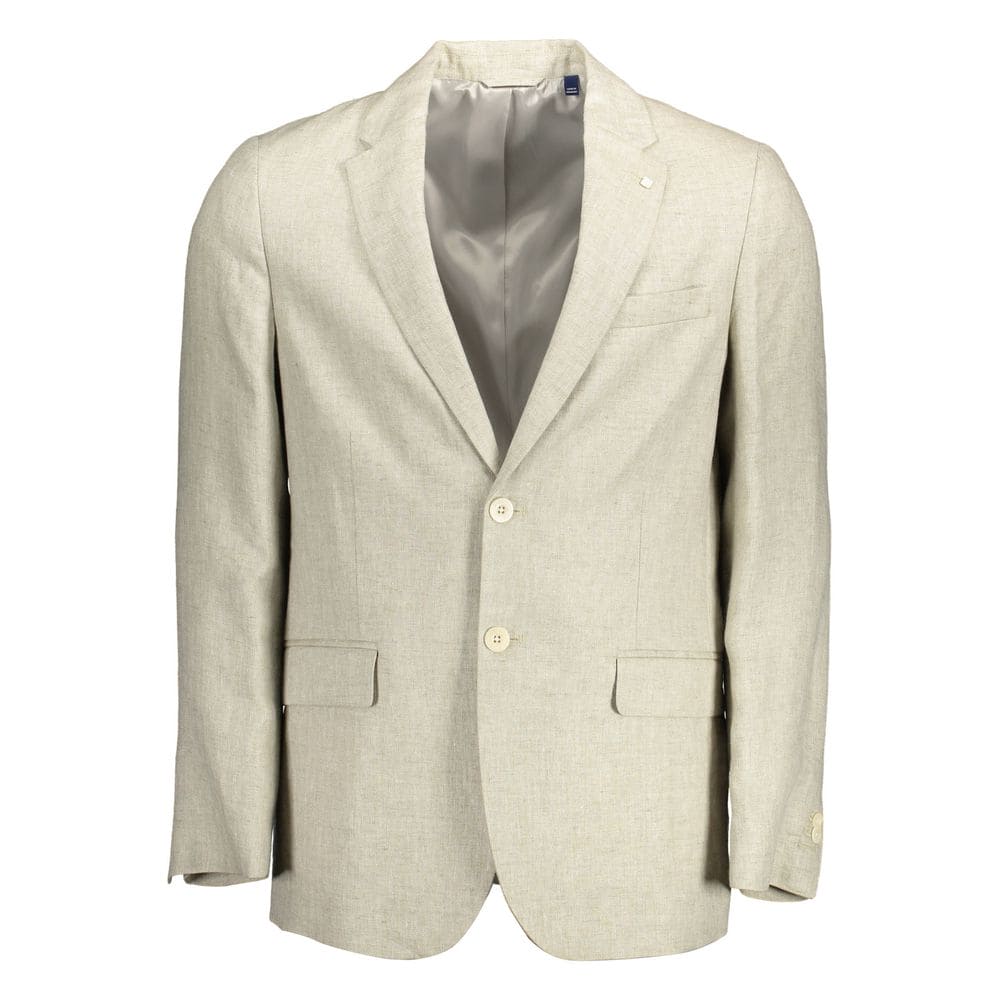 Gant Beige Linen Jackets & Coat