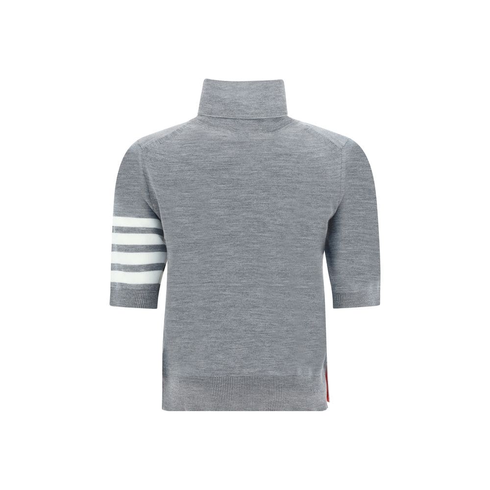 Thom Browne Gray Polyamide Turtleneck