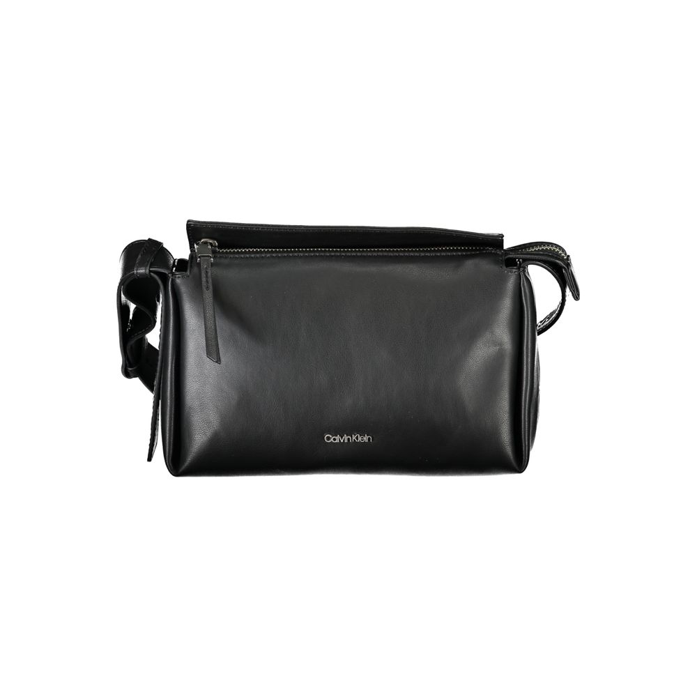 Calvin Klein Black Polyester Women Shoulder Bag