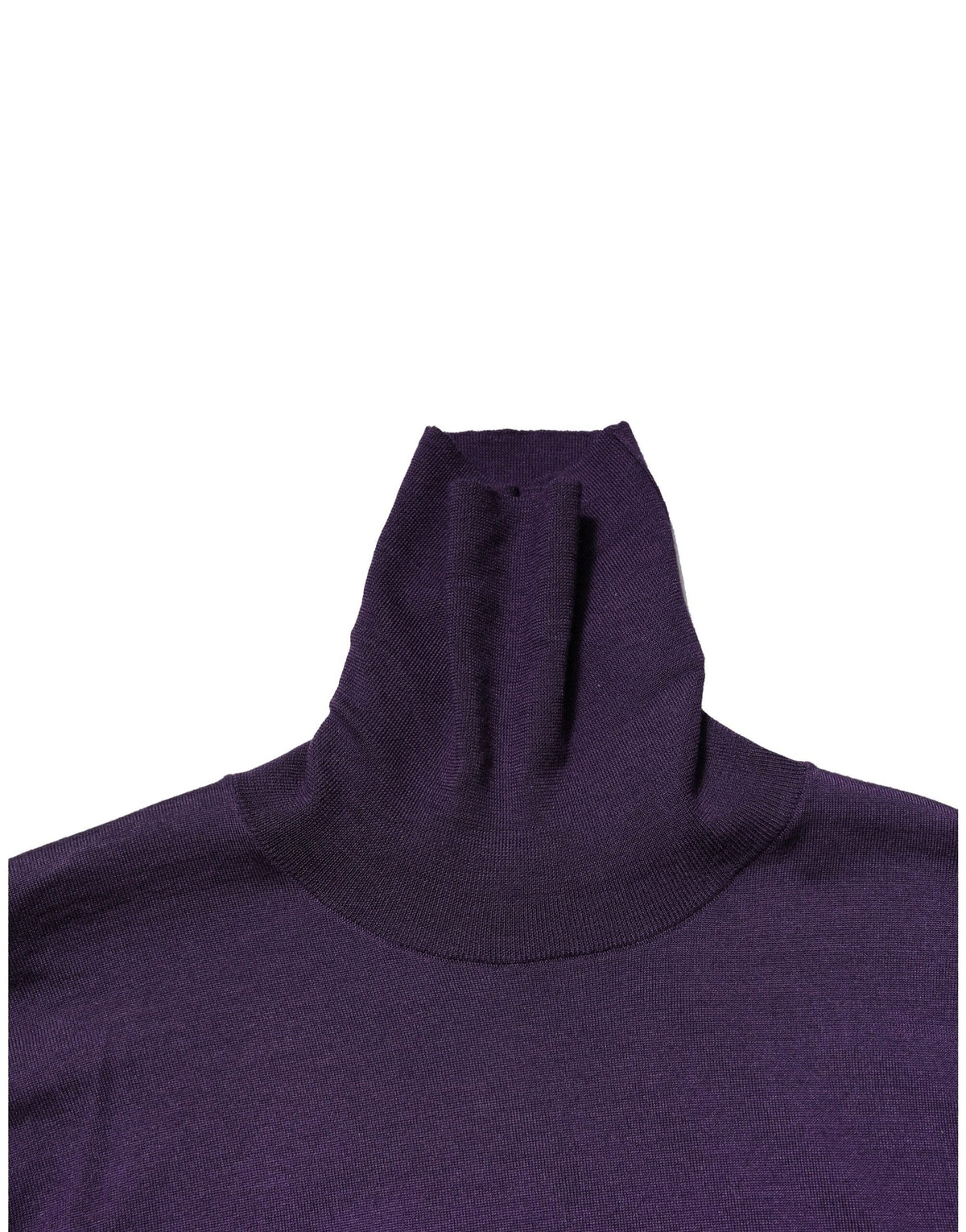 Dolce & Gabbana Purple Cashmere Turtleneck Pullover Sweater