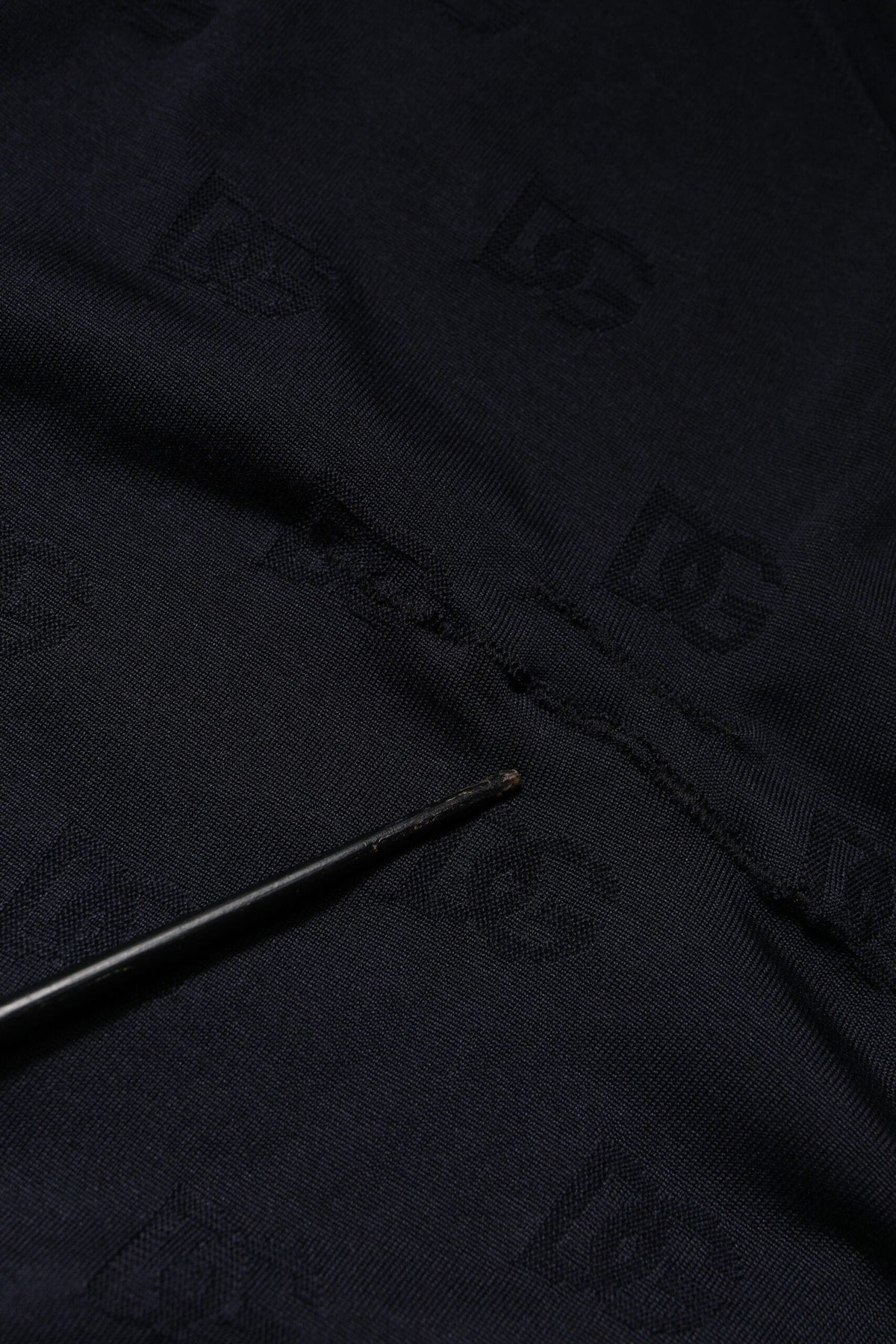 Dolce & Gabbana Black Silk Crew Neck Sweatshirt Sweater