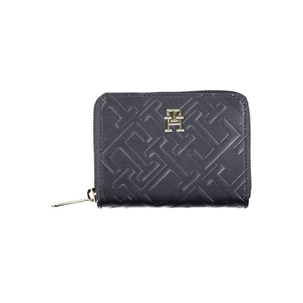 Tommy Hilfiger Blue Polyurethane Women Wallet