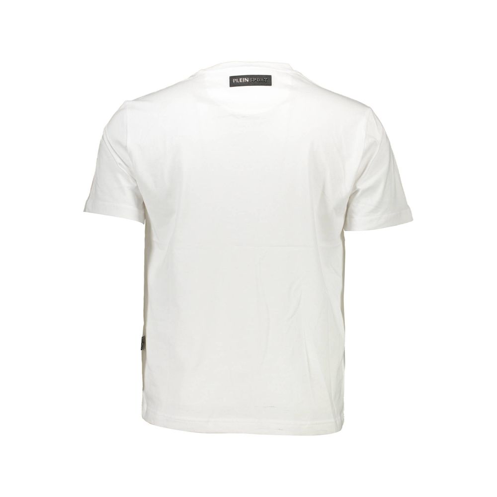 Plein Sport Bianco Cotton Men T-Shirt