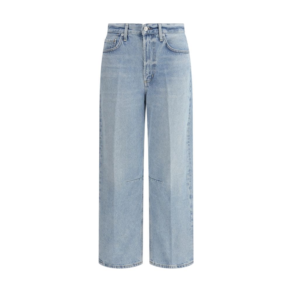 Citizens of Humanity Light Blue Cotton Straight-Leg Jeans
