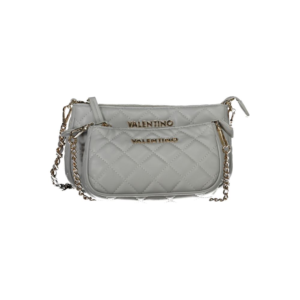 Valentino Gray Polyethylene Handbag
