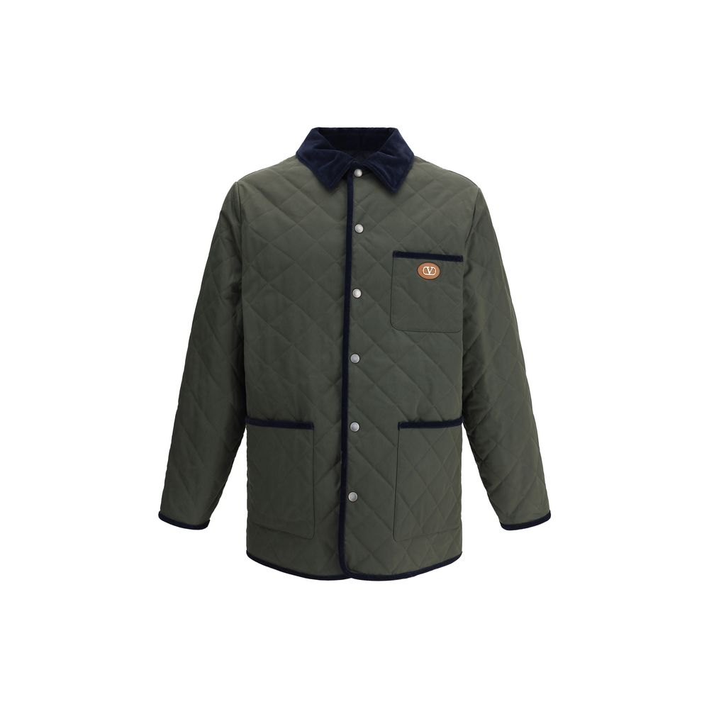 Valentino Bicolor Polyamide Coat