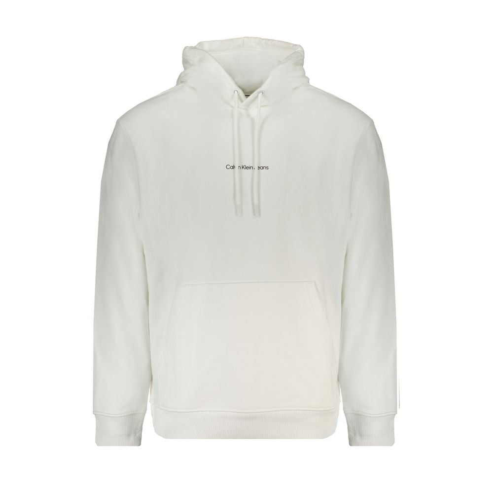 Calvin Klein White Cotton Men's Sweatshirt