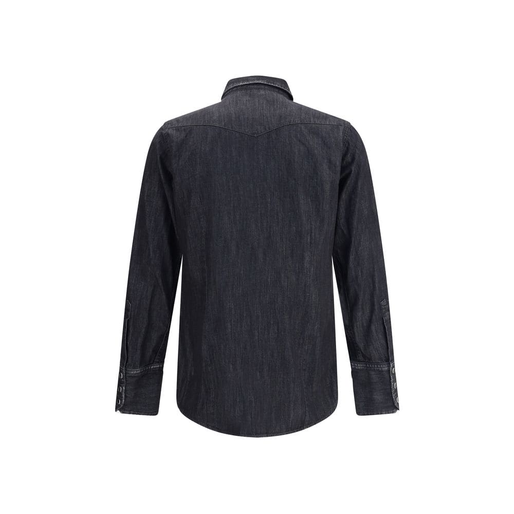 Dsquared² Black Denim Shirt