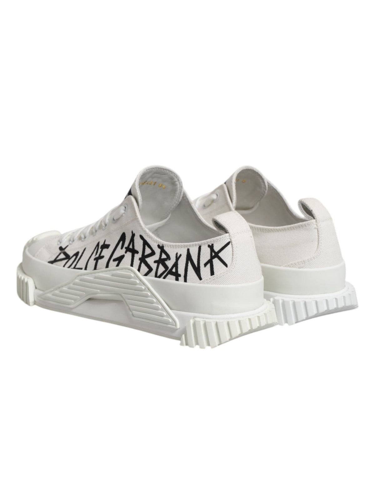 Baskets basses Dolce &amp; Gabbana NS1 en coton blanc