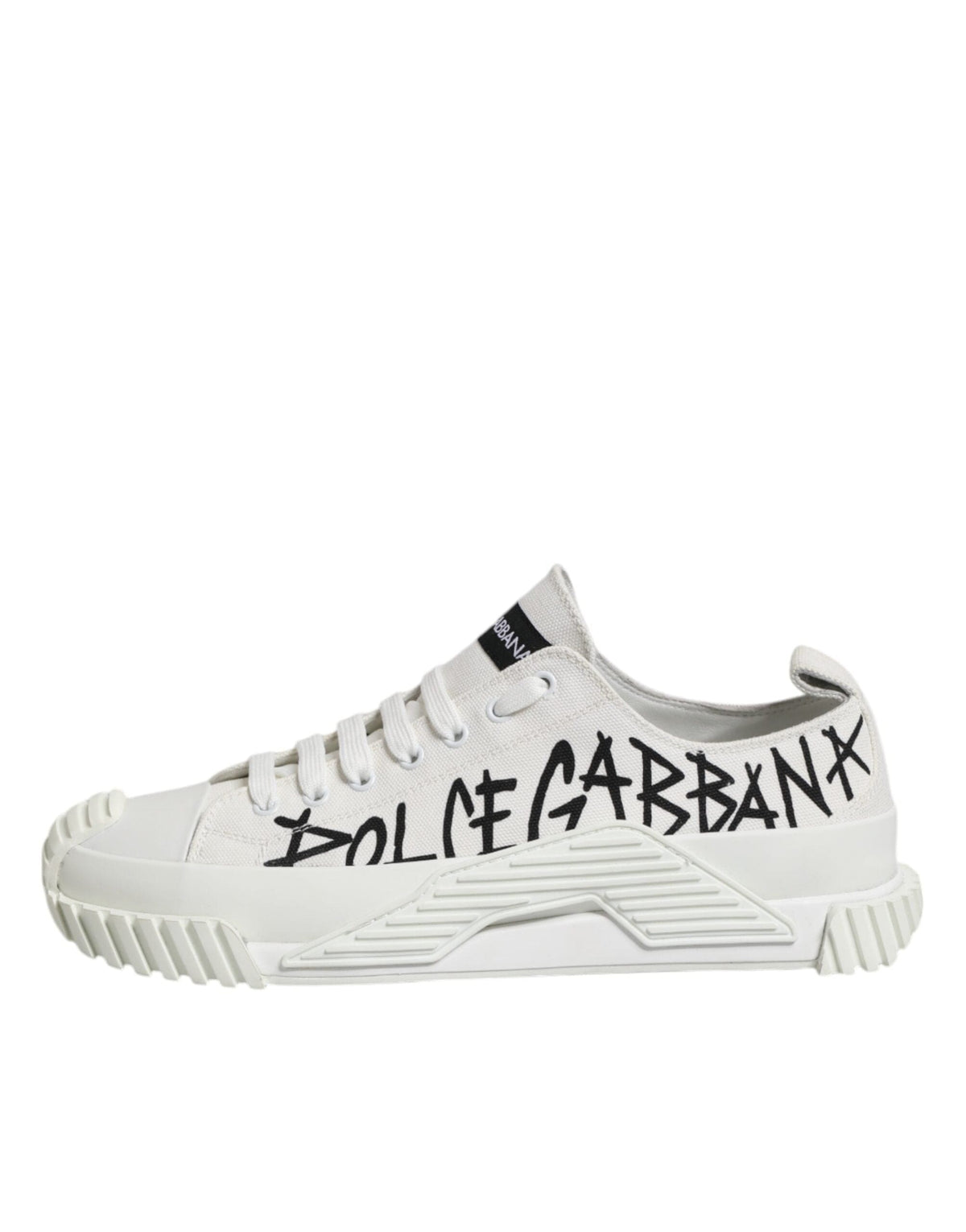 Baskets basses Dolce &amp; Gabbana NS1 en coton blanc
