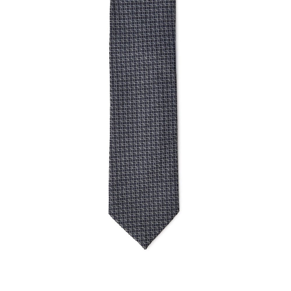 Jil Sander Gray Silk Tie