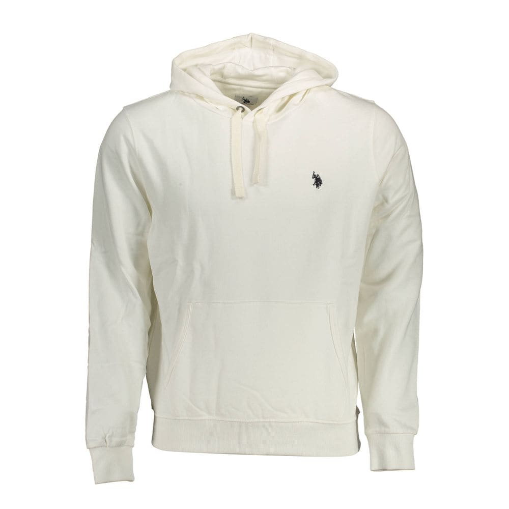 U.S. POLO ASSN. White Cotton Men's Hoodie