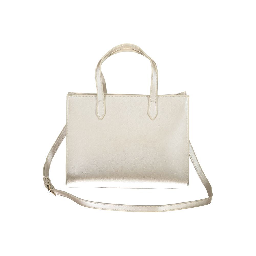 Valentino Gray Polyethylene Handbag