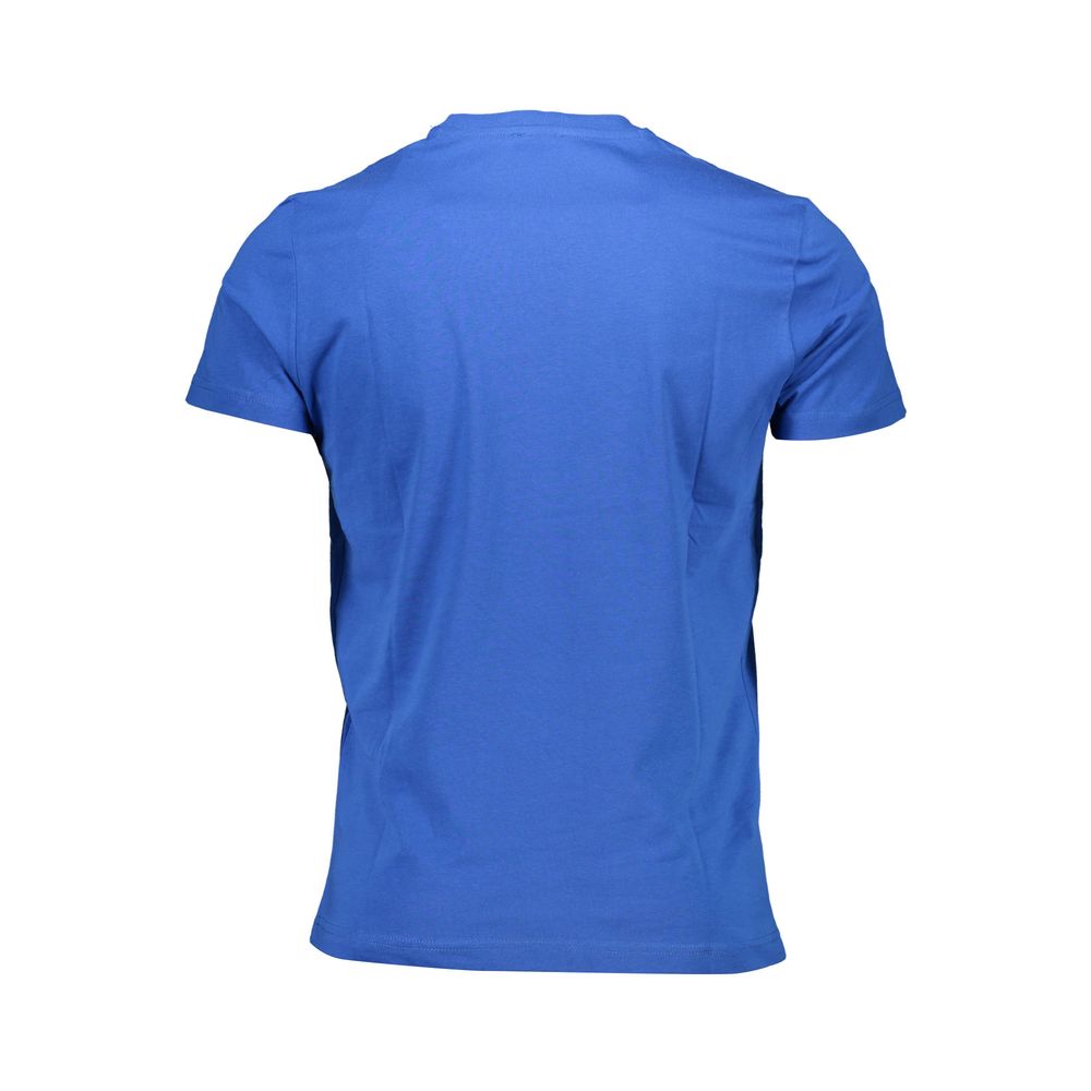 Diesel Blu Cotton Men T-Shirt