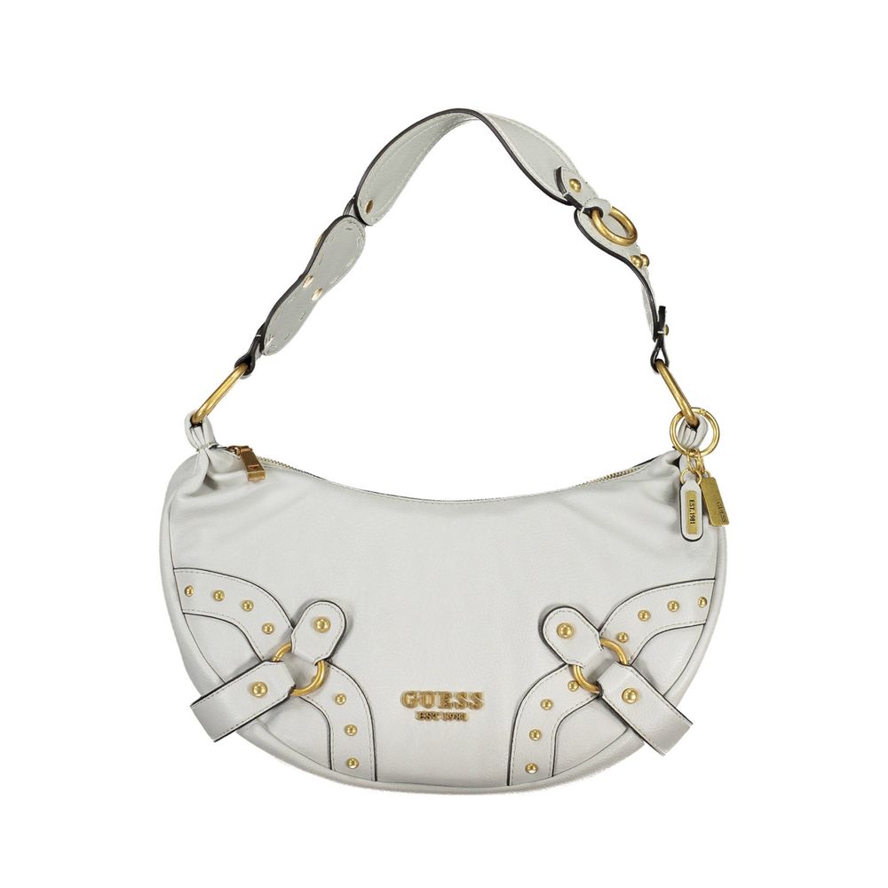 Guess Jeans Grigio Polyurethane Women Shoulder Bag