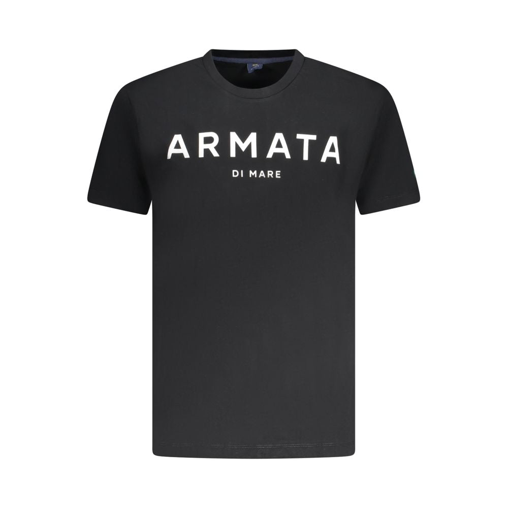 Armata Di Mare Black Cotton Men T-Shirt