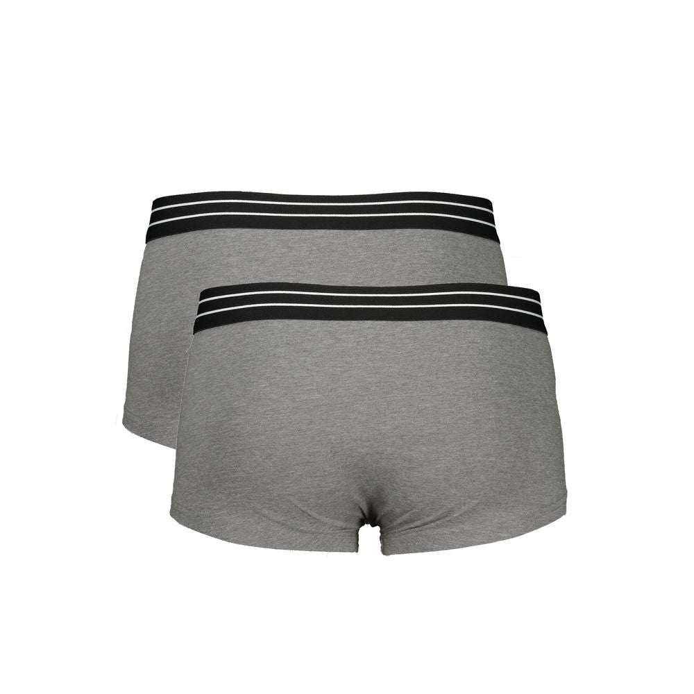 Cavalli Class Grigio Cotton Men's Boxer Underwear