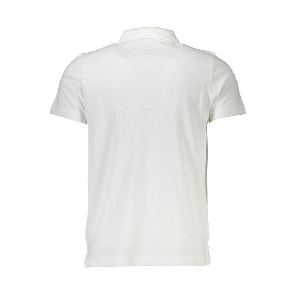 Cavalli Class Bianco Cotton Men Polo