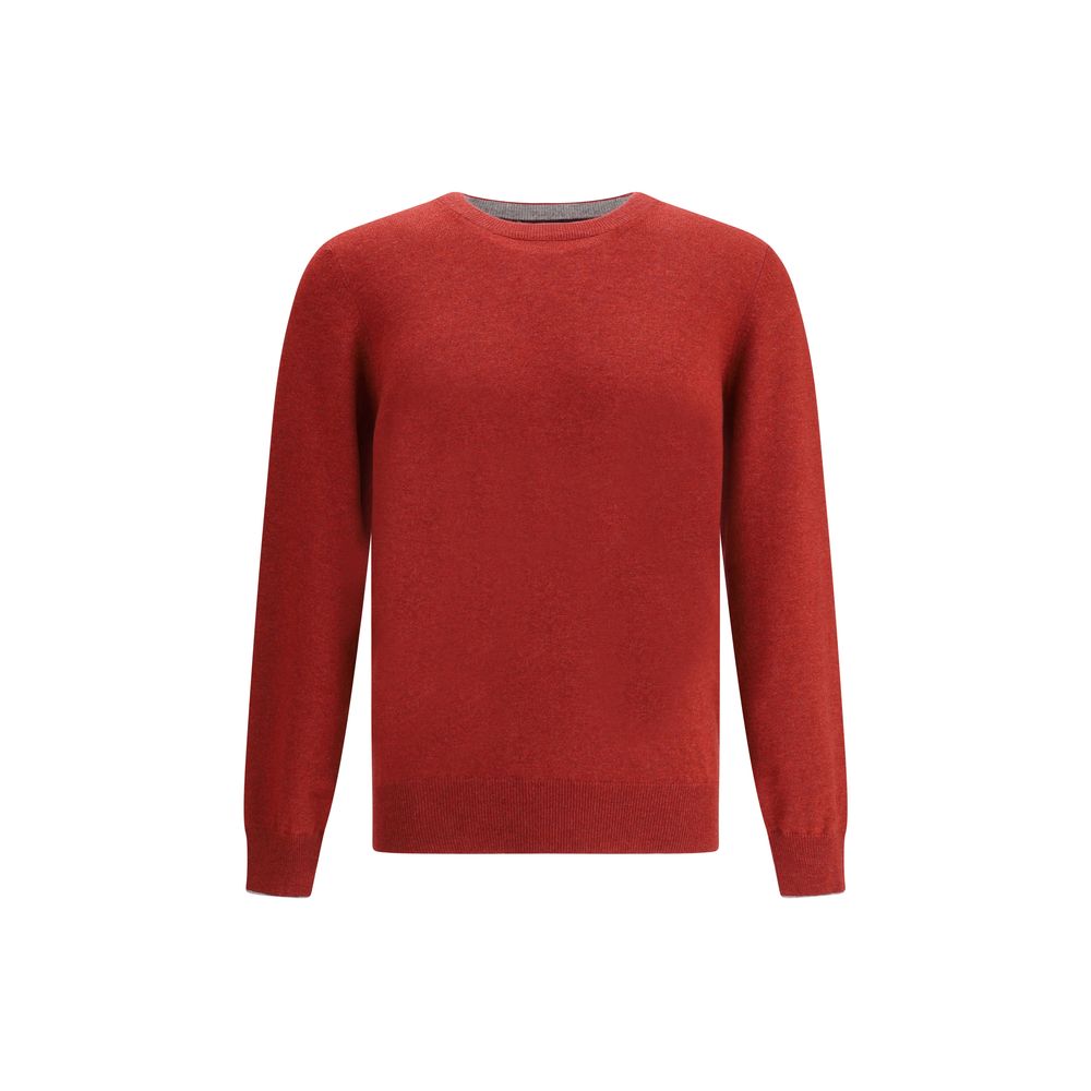 Brunello Cucinelli Red Cashmere Cashmere Sweater