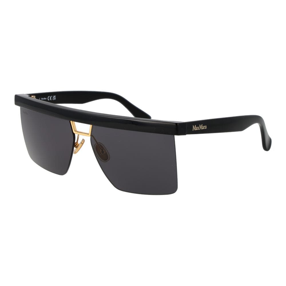 Max Mara Black Stainless Steel Sunglasses