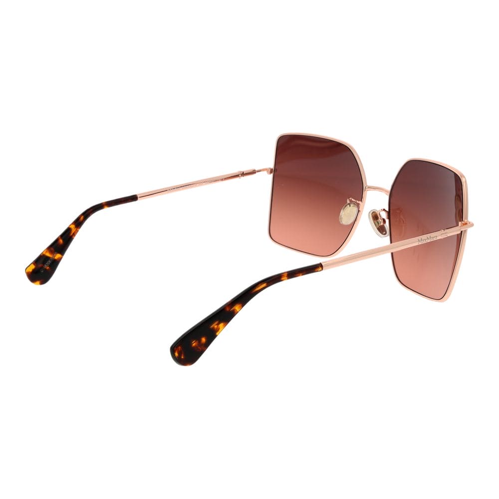 Max Mara Rose Gold Metal Sunglasses