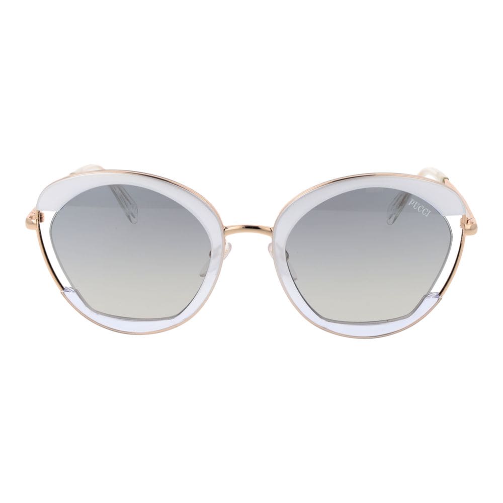 Emilio Pucci Gold Metal Sunglasses