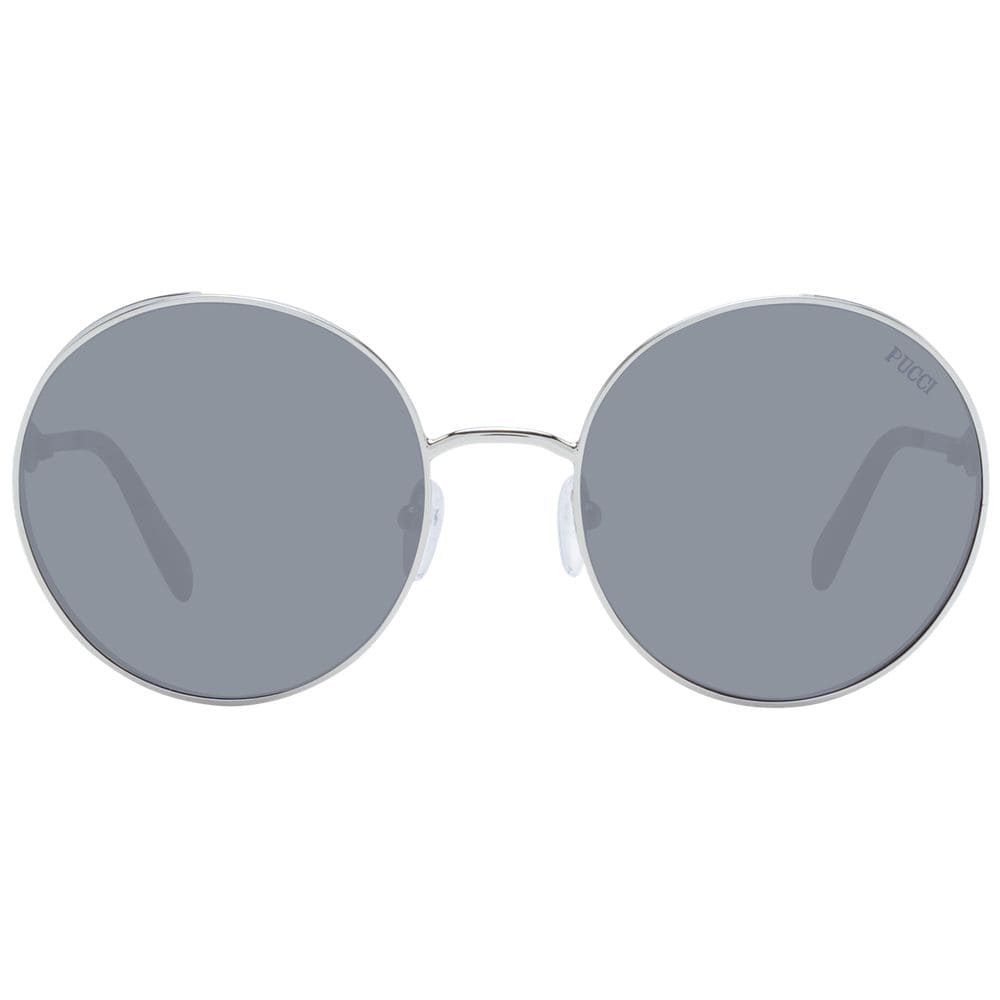 Emilio Pucci Gray Metal Sunglasses