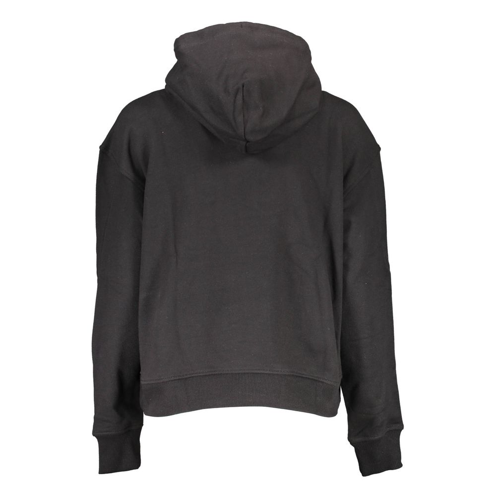 Calvin Klein Black Cotton Women Sweatshirt