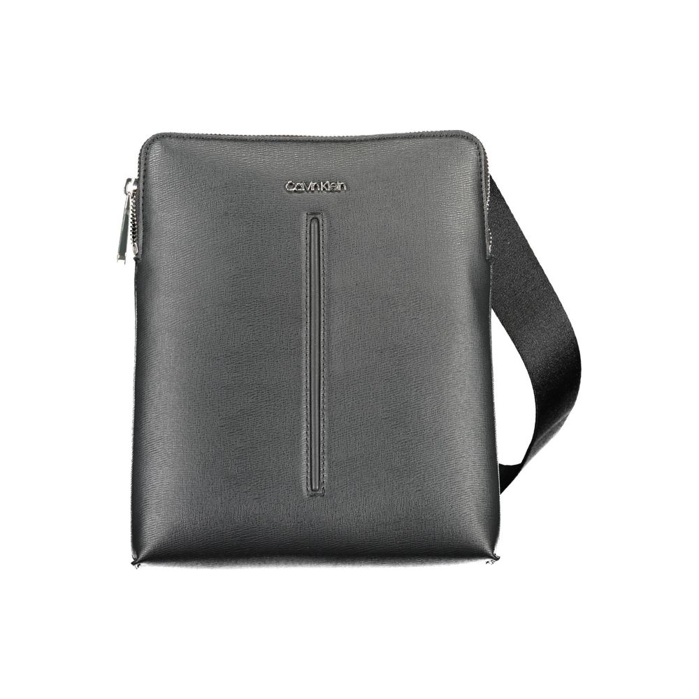 Calvin Klein Black Polyurethane Men Shoulder Bag