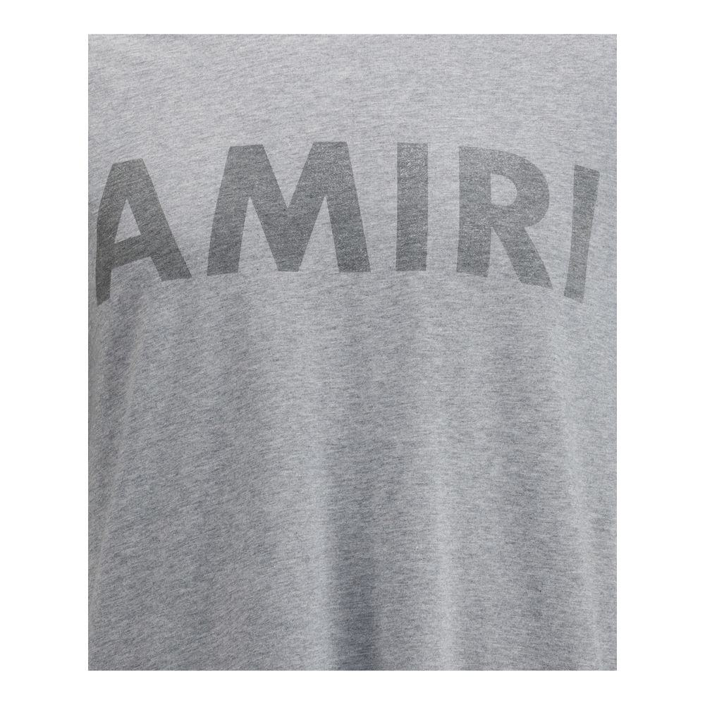Amiri Gray Cotton T-Shirt