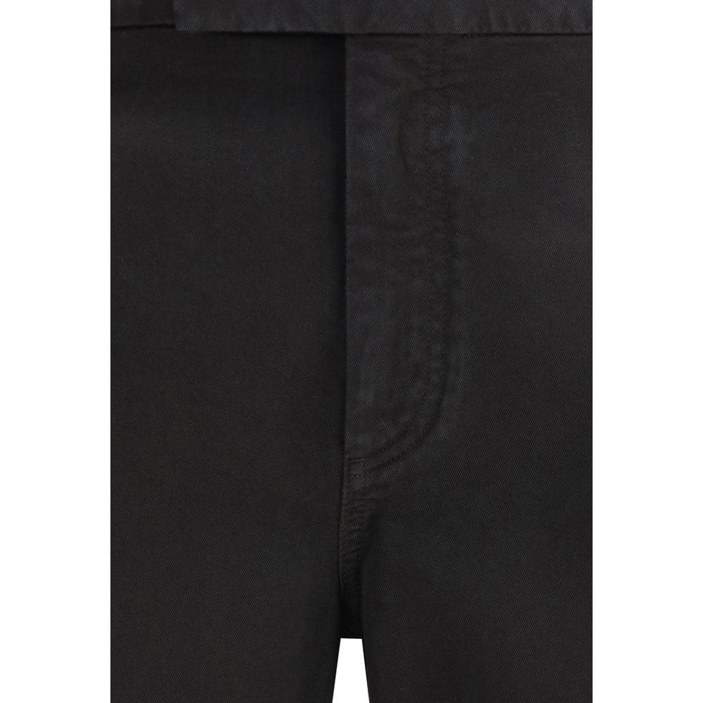 Thom Browne Black Cotton Dress Pants