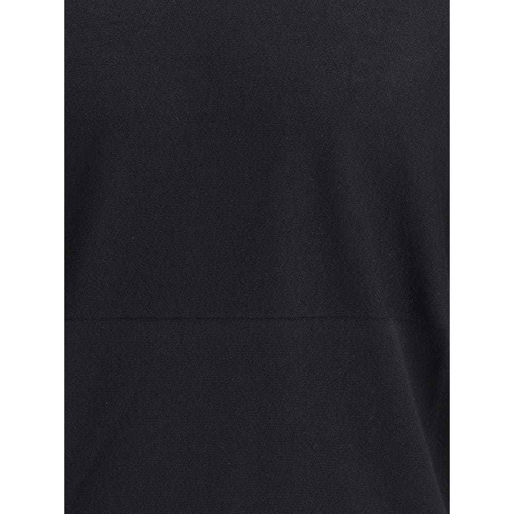 Jil Sander Black Fleece Wool Sweatshirt