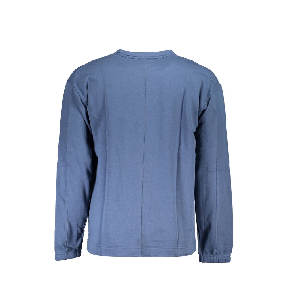 Calvin Klein Blu Cotton Men Sweatshirt