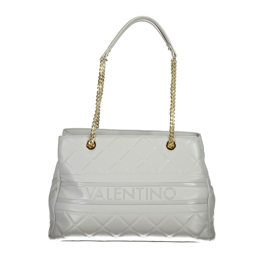 Valentino Gray Polyethylene Handbag