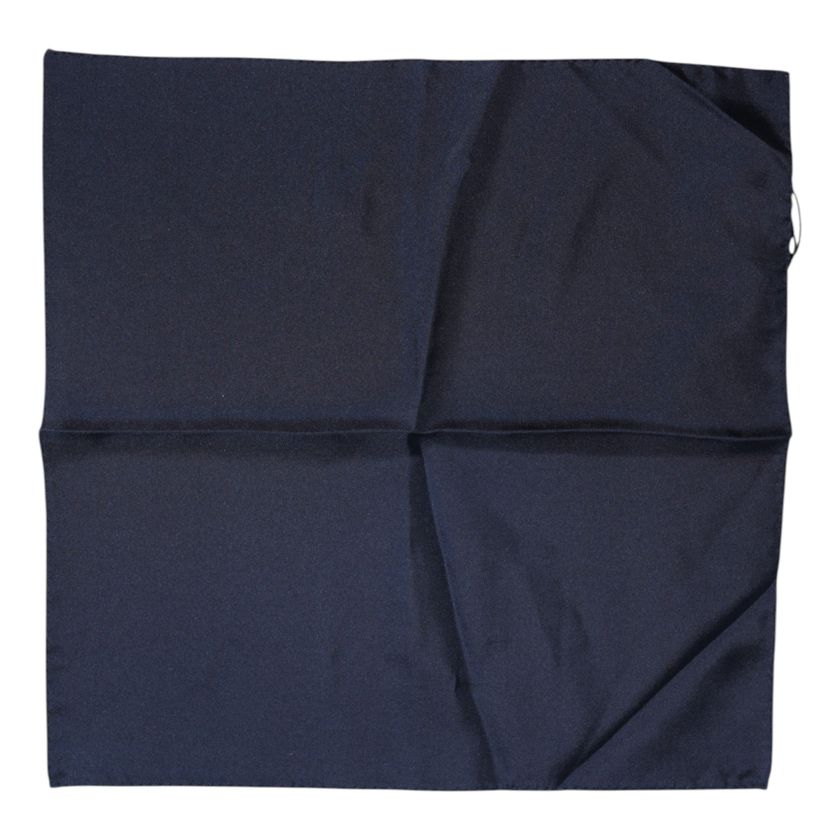 Dolce & Gabbana Dark Blue Silk Square Men Foulard Scarf