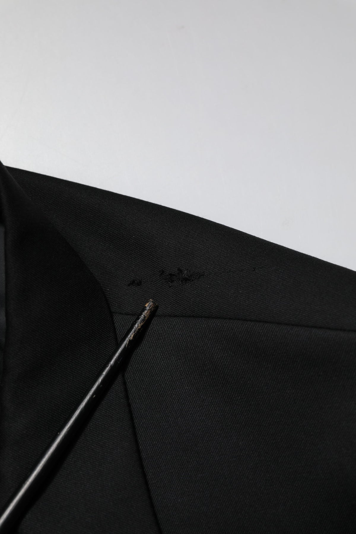 Emporio Armani Black Double Breasted Men Jacket Suit Blazer