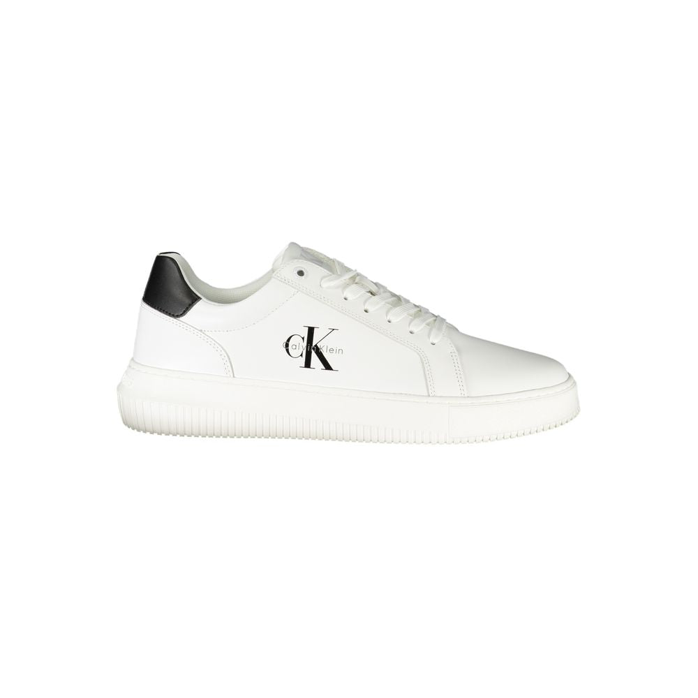 Calvin Klein White Leather Men Sneaker