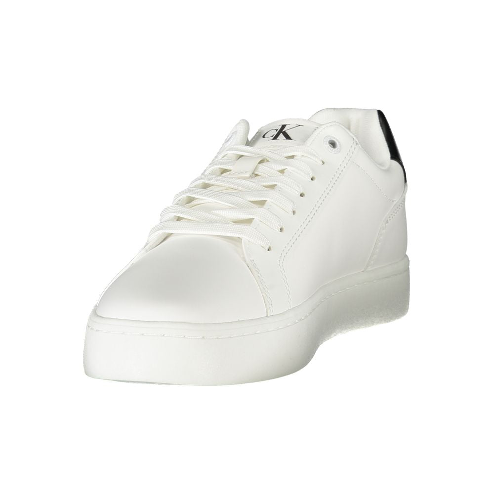 Calvin Klein White Leather Men Sneaker