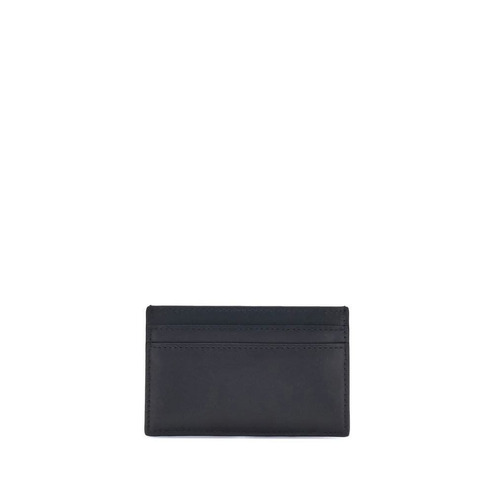 Alexander McQueen Black Calf Leather Bos Taurus Wallet