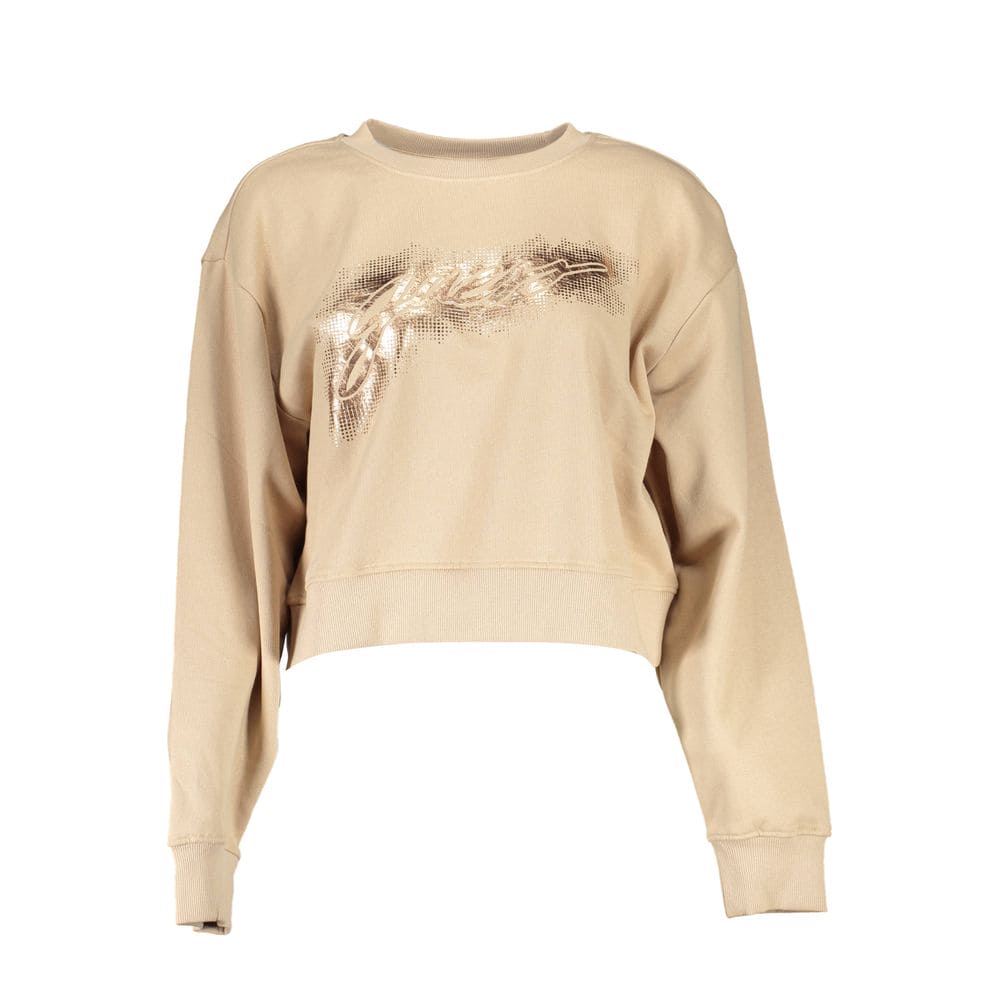 Guess Jeans Beige Cotton Women Sweater