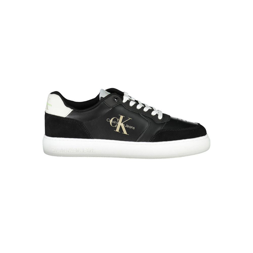 Calvin Klein Nero Polyester Men Sneaker