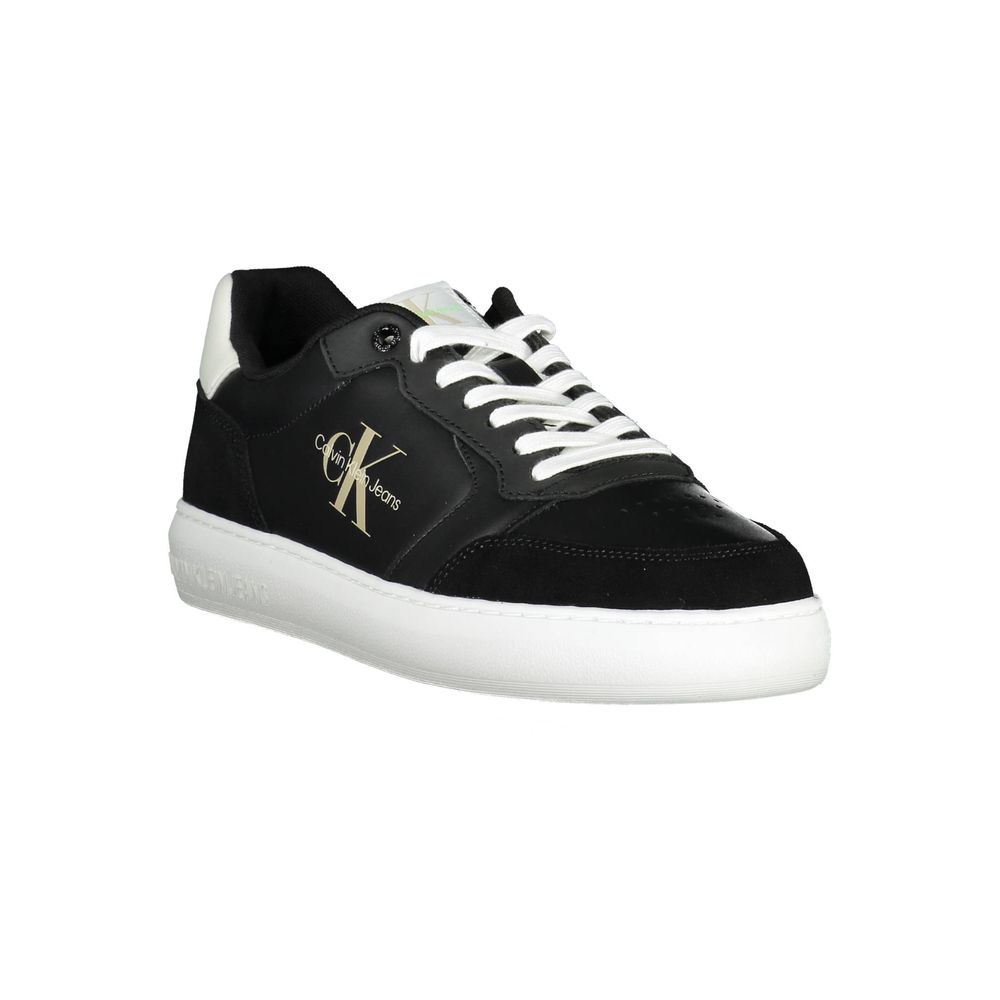 Calvin Klein Nero Polyester Men Sneaker