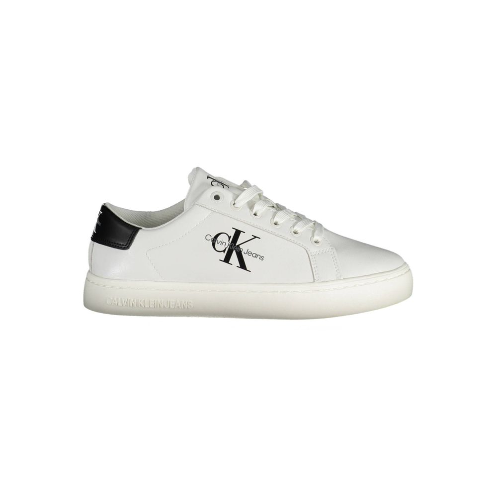 Calvin Klein White Leather Women's Sneaker