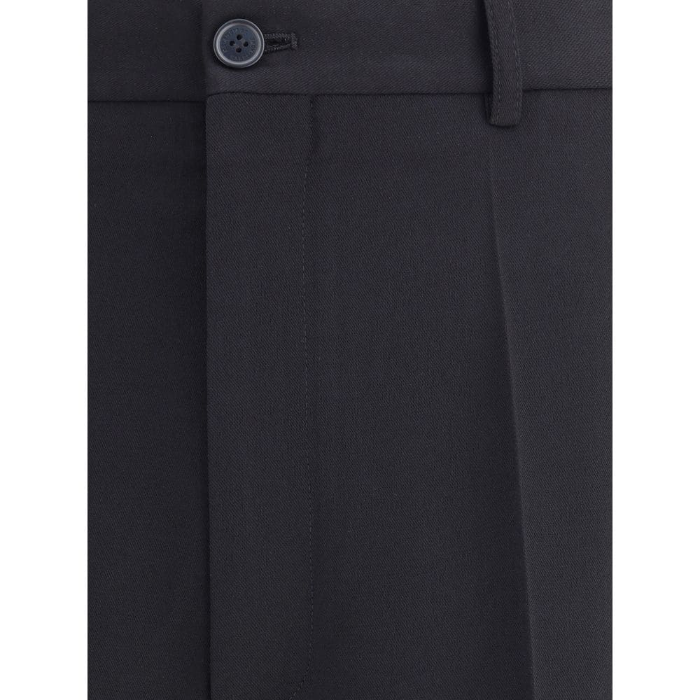 Balenciaga Black Viscose Dress Pants