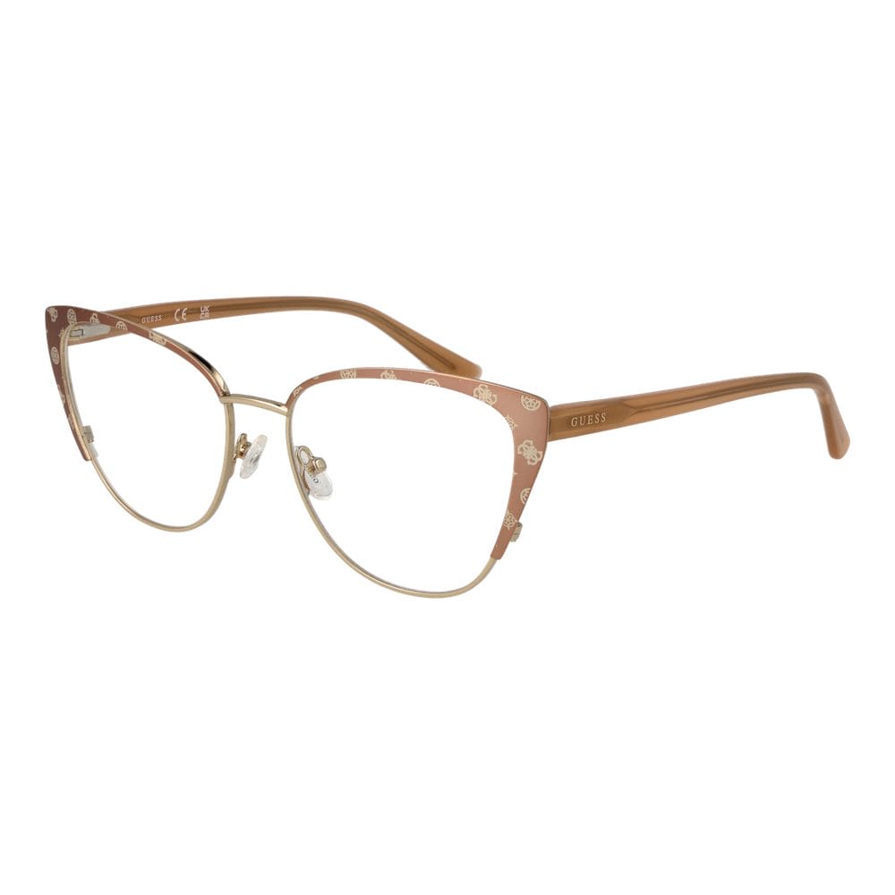 Guess Beige Metal Glasses (Frames)