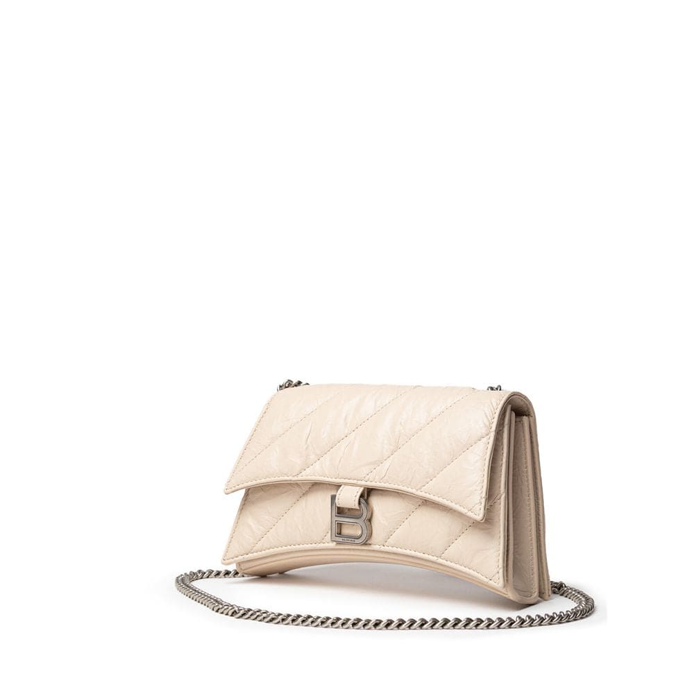 Balenciaga Beige Leather Shoulder Bag