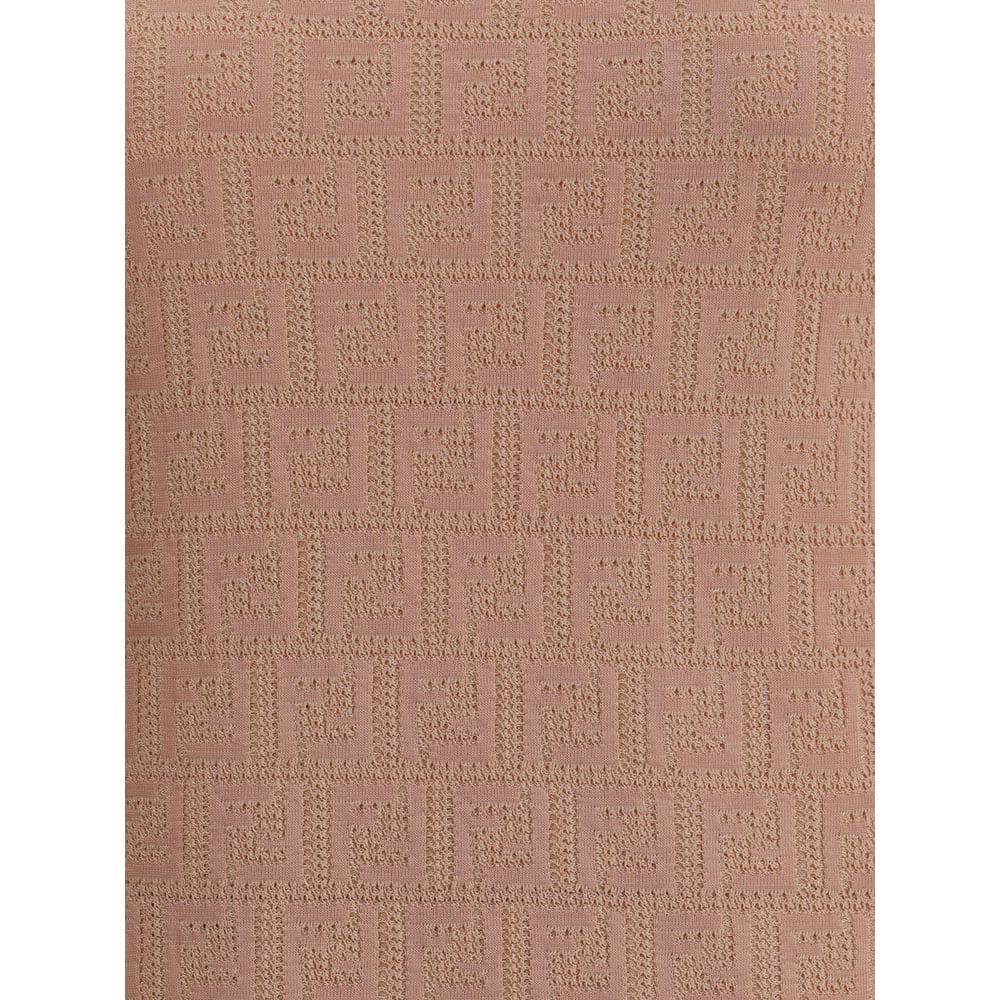 Fendi Multicolor Cotton Casual Dress