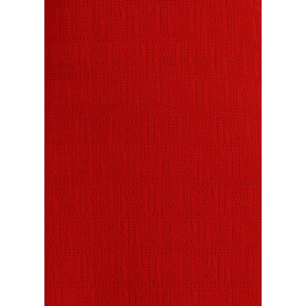 Fendi Multicolor Cotton Casual Dress