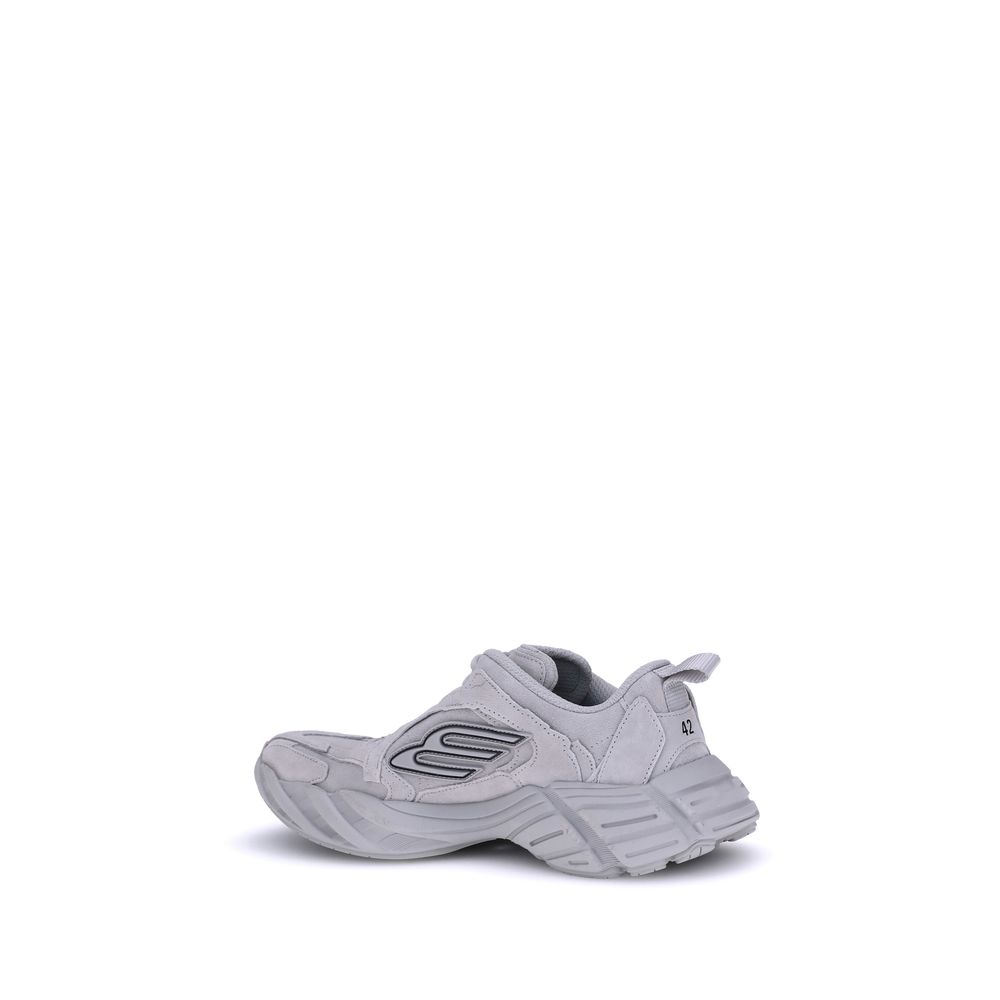 Balenciaga Gray Polyester Athletic Sneakers